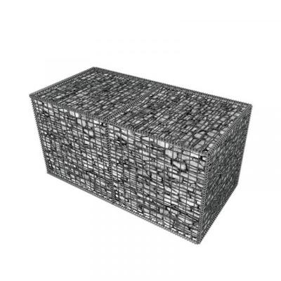 Cina Hot Dipped Galvanized Welded Gabions Gabion Basket Mesh 1x1x1m in vendita