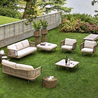 China New Contemporary Rattan Sofa Set Furniture Indoor And Outdoor Rattan Sofa,Living Room Sofas Furniture for sale