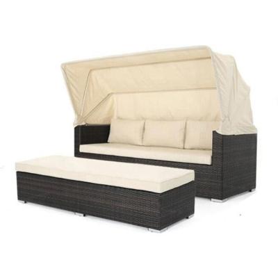 China Contemporary Rattan Furniture Cube Garden Set Cane Outdoor Furniture Dining Rattan Wicker Cube Garden Furniture for sale