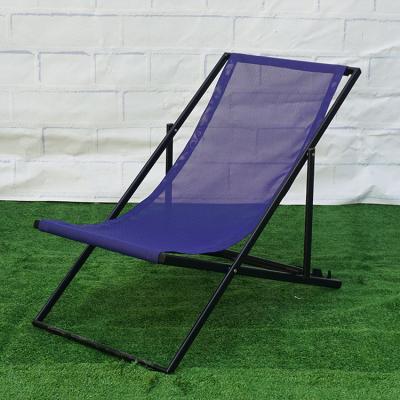 China Contemporary Furniture Metal Garden Beach Chair Foldable Outdoor Lounger for sale