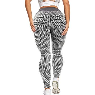 China Breathable Sexy Women Solid Butt Lifting High Waisted Tik Tok Pants Tiktok Workout Gym Fitness Yoga Leggings for sale