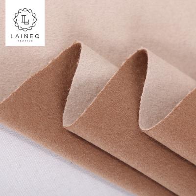 China Single STOCK 2019 high quality for garment wool cashmere fabric fleece for sale