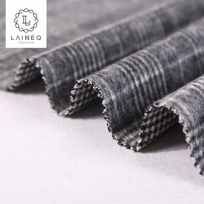 China New Products Throat Plaid 50% Wool 50% Polyester Fabric For Overcoat Garment for sale