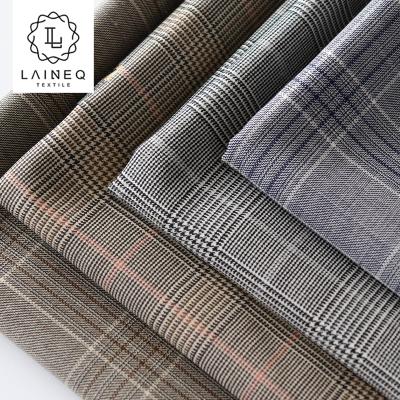 China High Quality 160s Organic Super Wool Italian Mens Check 100% Suit Fabric Material for sale