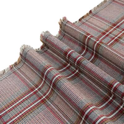 China BIG Breathable Check Tartan 65%Polyester 35%Rayon 2%Spandex TR Fabric for sale