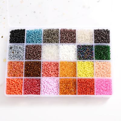 China Approx 16000Pcs Crystal Multi Specification Mixed Czech Glass Seedbeads Round Beads For Bracelet Necklace Jewelry Making Boxed Set for sale