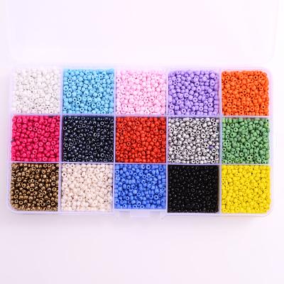 China 10000Pcs Crystal Mixed Bead Series Czech Glass Seed Around Crystal Loose Bead For Jewelry Making DIY Earrings Necklace Accessories Boxed for sale