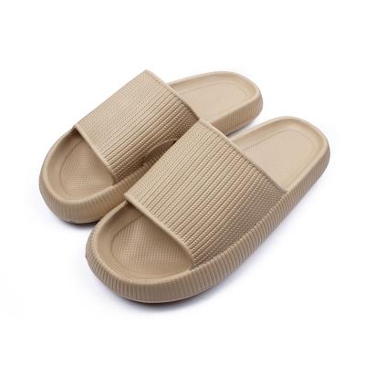 China Anti-skid Eva Outsole Slippers Leisure Men Anti-skid Thick Indoor Bathroom Sandals Slide Platform Women Shoes for sale