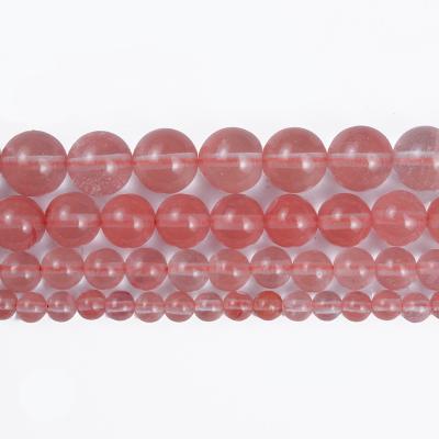 China Natural Stone Beads 4/6/8/10/12mm Red Round Watermelon Loose Beads For DIY Jewelry Making Bracelet Accessories Approx 15