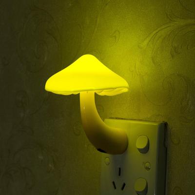 China New Modern Mushroom Night Light Plug-in Remote Control Energy-saving Children's Switch Bedroom Sleep Eye Protection Night Light for sale