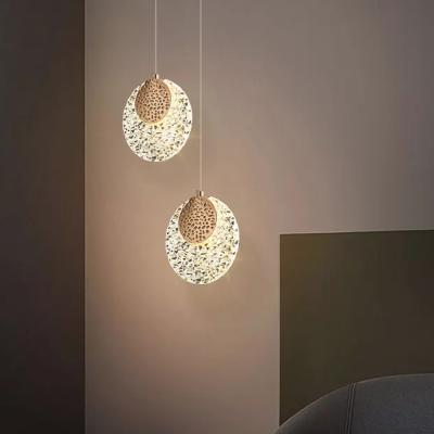 China Modern Crystal LED Pendant Lights Nordic Indoor Lighting Bedroom Bedside Dining Tables Living Room Decoration Hanging Lamp for Home for sale