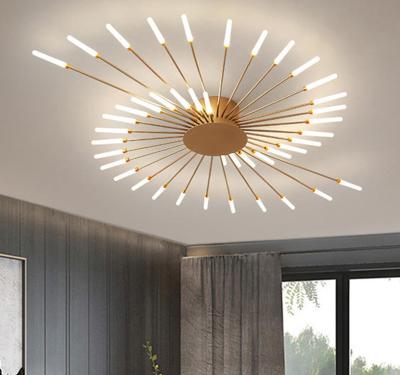 China Modern Modern Chandelier Lamp Indoor LED Fireworks Lighting for Living Room Bedroom Decoration Kitchen Dining Table Home Light for sale