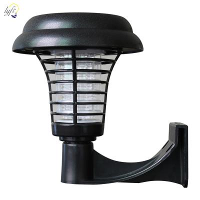 China Solar Outdoor Yard Lawn Garden Anti Mosquito Reflector Garden LED Power System Bug Pest Bug Zapper Killer Trap Lamp for sale