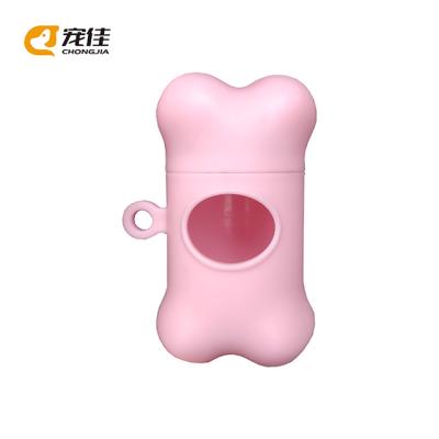 China Viable Bone Shaped Pet Waste Bag Dispenser For Dog Poop Cleaning for sale