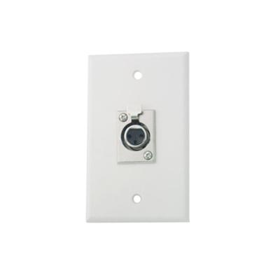 China New ABS Single Microphone Standard 120 Size Wall Plate 114.5*70mm for sale