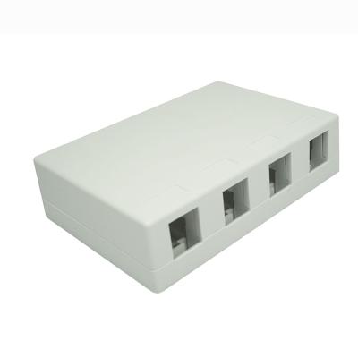 China For American Home Decoration 4 PORT Surface Mount Box For Keystone Jacks for sale