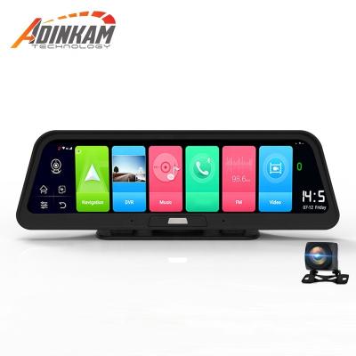 China NIGHT VISION Firstscene 10 Inch Android 8.1 Car 4G DashCam 1080P Rearview Camera Mirror DVR Wifi Stream Media GPS ADAS Dashboard for sale