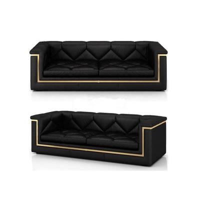 China Chesterfield Modular Stylish Velvet Modern Design Tufted Living Room Sofa Set Furniture for sale