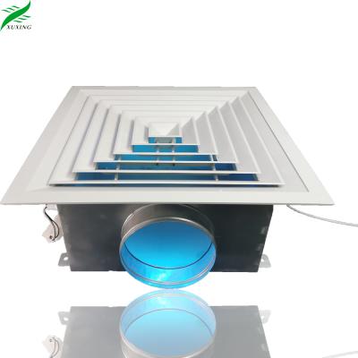 China Modern Ultraviolet Emitter Clean and Sanitize Air Conditioner Square Ceiling Air Diffuser for sale