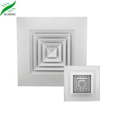 China Contemporary Extended Face Aluminum Square Air Diffuser for sale