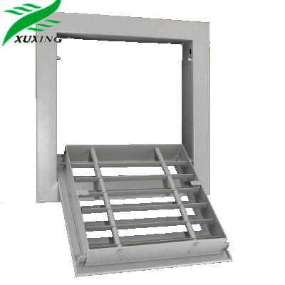 China Inner Core Can Be Opened As Aluminum Fixed Door HVAC Type Return Air Grille For Hinged Doors With Nylon Filter for sale