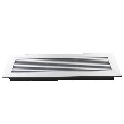 China Hot Selling Decorative Blade Ventilation Floor Fixed Aluminum Air Grille for sale