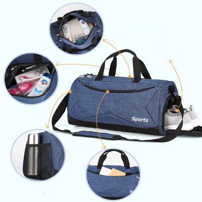 China Fashion Sports Gym Bag with Shoes Compartment, Travel Waterproof Duffel Bag for Men and Women for sale