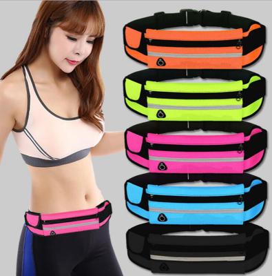 China Anti-theft daily use high quality and large capacity fitness pockets with pocket running belt for sale