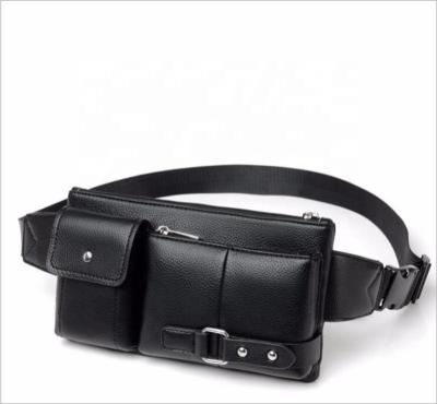 China Genuine Leather Hip Bum Bag Travel Pouch Fanny Pack Waist Bag Fashion Multifunction for sale