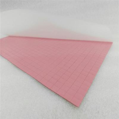 China ROHS Pink 2g/Cm3 Silicone Rubber Heating Pad for sale