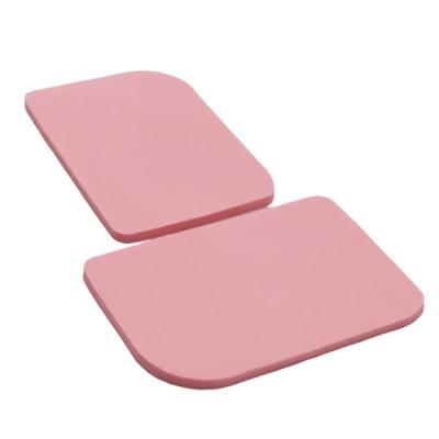 China Pink 25 Shore 200x400mm Heat Sink Rubber Pads for sale