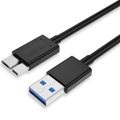 China USB 3.0 Fast Data Transfer High Speed ​​Mobile Hard Disk Cable AM ​​to Micro-B Data Cable Digital Computer Wire for sale