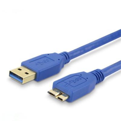 China Customize Plug Hard Drive Charging Cable Micro B Data Cable 3.0 Male Micro B Cable USB 3.0 for sale