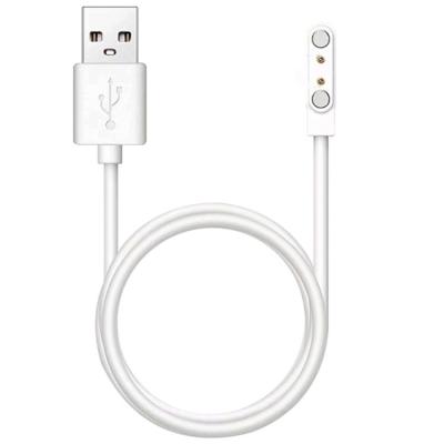 China Hot Selling 2 Terminal USB Cable Charging Magnetic Cord Smart Watch Magnetic Cable for sale