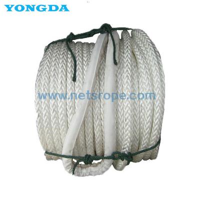 China Waterproof insulated 12-Strand Polyethylene Rope for live-line work and marine equipment maintenance for sale