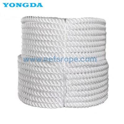 China 3 de Tros van de het Polypropyleenkabel van de bundelpolyester legde Dubbele Vezel 6mm Te koop