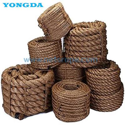 China ISO1181-2004[E] 4-Strand Hawser-Laid Manila Rope for sale