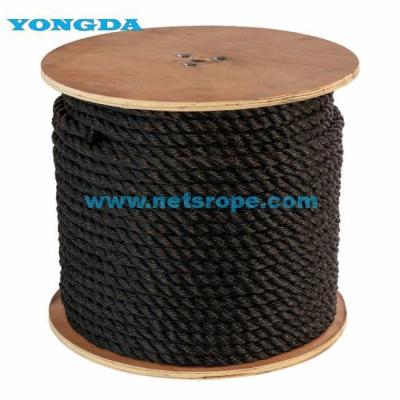 China Economical 12mm 1/2 Inch PP 3-stand Twisted Towing Rope for sale