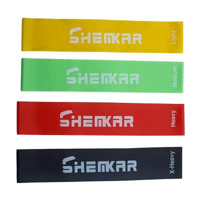 China Hot Selling Customizable Pattern Fashion Printing Resistance Band Fitness Exercise Hip Ring for sale