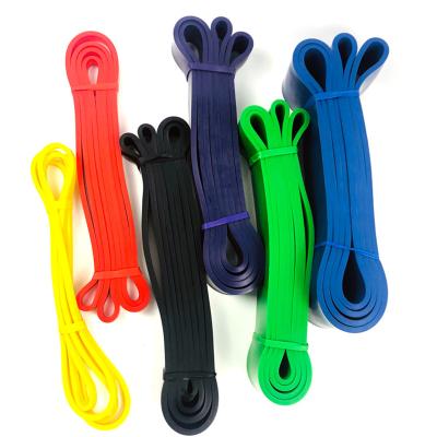 China Wholesale 208cm Factory Wholesale 208cm Body Fit Exerciser Natural Latex Resistance Home Exercise Power Pull Up Aid Bands for sale