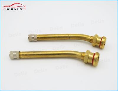 China DeLin Tractor Truck Bend Angle Metal Tire Heavy Brass Valve V3.20.12 for sale