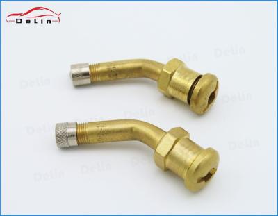 China Factory General DeLin Truck Tractor Tire Single Valve Bend Brass Seal Flange-in Tire Valve V3-20-1HX for sale