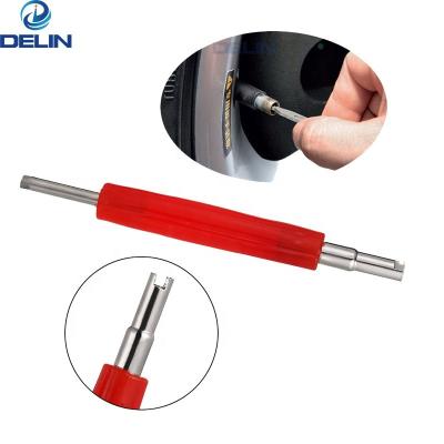 China Schrade Valve Core 2 in 1 Valve Core Removal Install Tool, Universal Plastic Double Headed Schrader Valve Core Repair Tool, Wrench, Wrench for sale