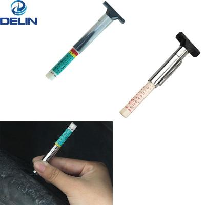 China Tire Gauge Use Standard Measurements Metric Plastic Tire Groove Depth Gauge for sale