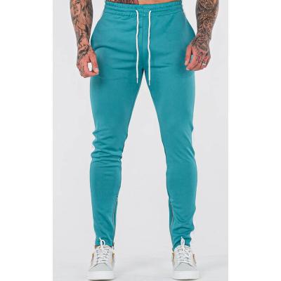 China Wholesale Anti-wrinkle men's patchwork sweatpants masks slim fit jogger pants for men with zipper for sale