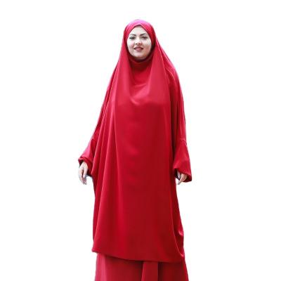 China Modest Classics Khimar Hijab Abaya Women Prayer Clothing 2023 Hot Sale Muslim Muslim Women's Elegant Islamic Prayer Lady Dress 2pcs Set Abaya for sale