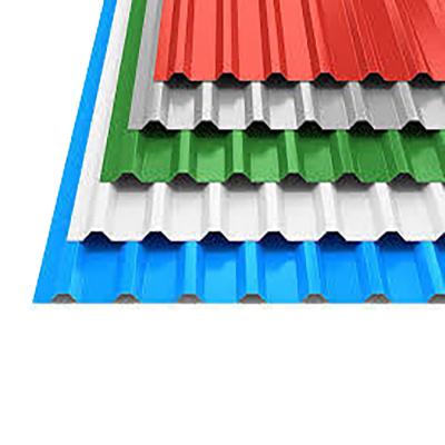 China Housebuilding Prepainted PPGI Roofing Sheet Aluzinc Roof Tile / PPGL Galvanized Steel Corrugated Building Material Price for sale