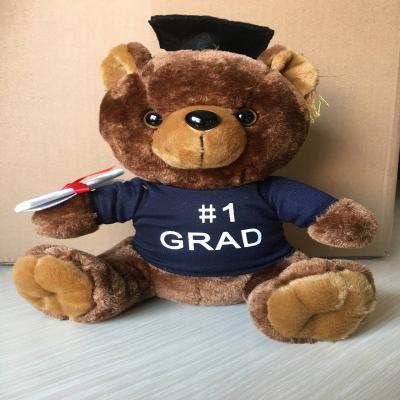 China Wholesale Graduation Teddy Bear Bulk Promotion Soft Stuffed Plush Toy Mini Teddy Bear for sale