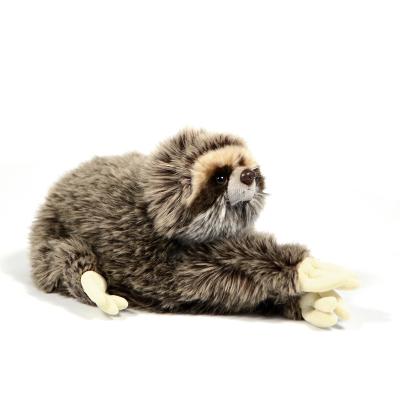 China Up 36 Months Wholesale Gifts For Kids Whid Forest Realistic Three Toed Sloth Stuffed Plush Toy for sale