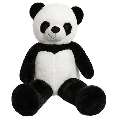 China Up 36 Months White And Black Panda Teddy Bear Stuffed Animal Classic Giant Soft Plush Toy for sale